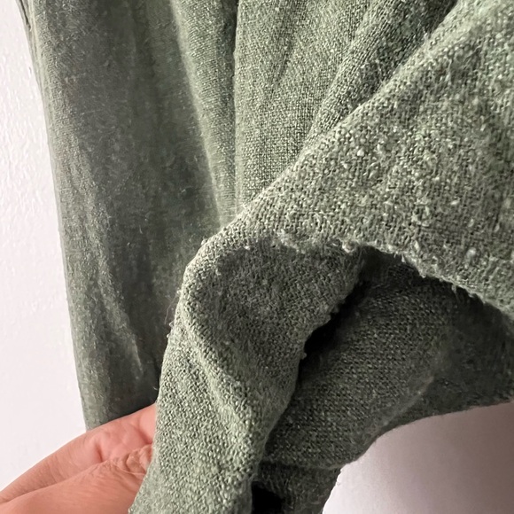 Old Navy Linen Blend Green Casual Pants - Picture 4 of 15
